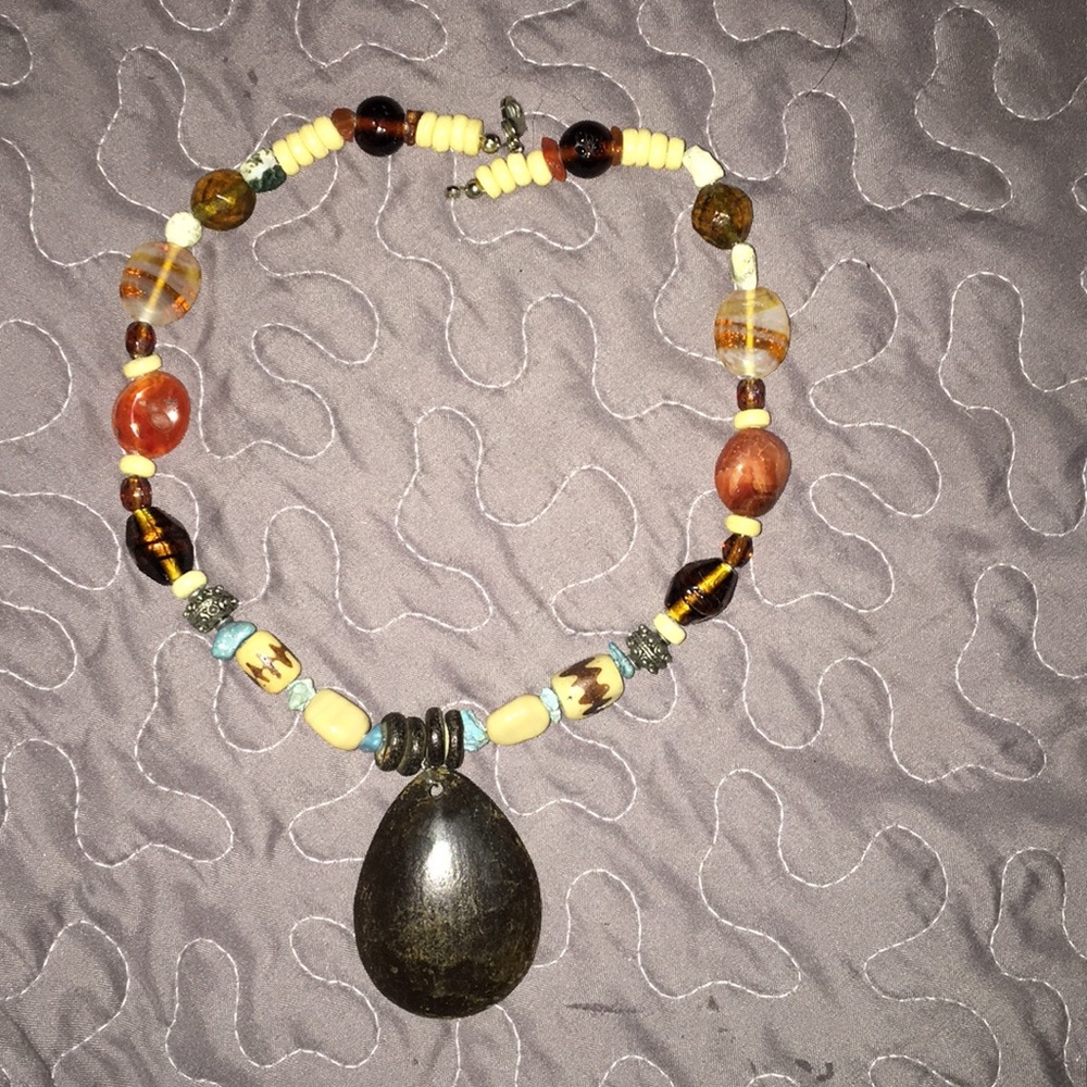 African beaded necklace