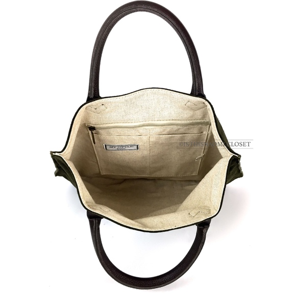 MY STYLE BAGS Milano Italy Suede Leather Tote - Picture 6 of 8