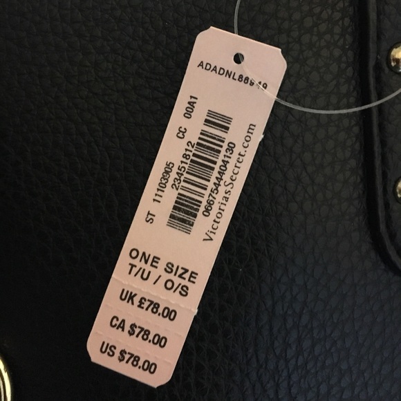 NWT Victoria's Secret Black/Red Tote + Clutch - Picture 4 of 6