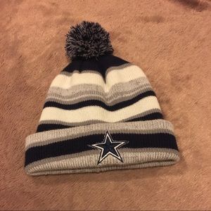 Dallas Cowboys Blue and White Beanie