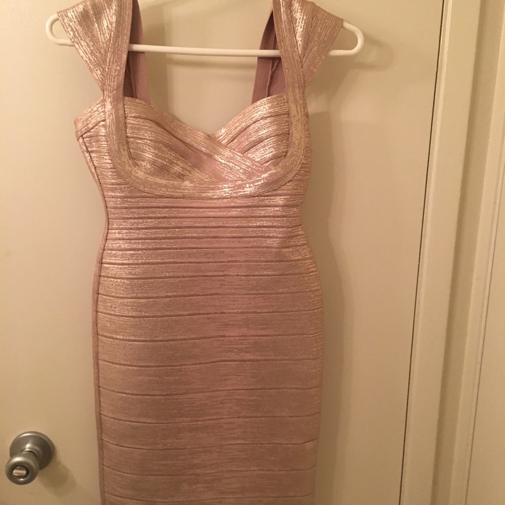 Herve Leger bandage dress