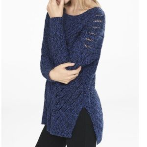 Express marled cable knit sweater S