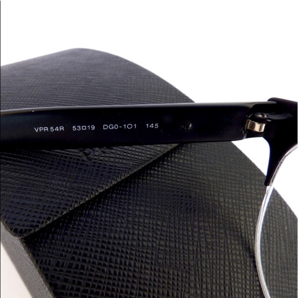 Prada Black Unisex Glasses - Picture 4 of 6