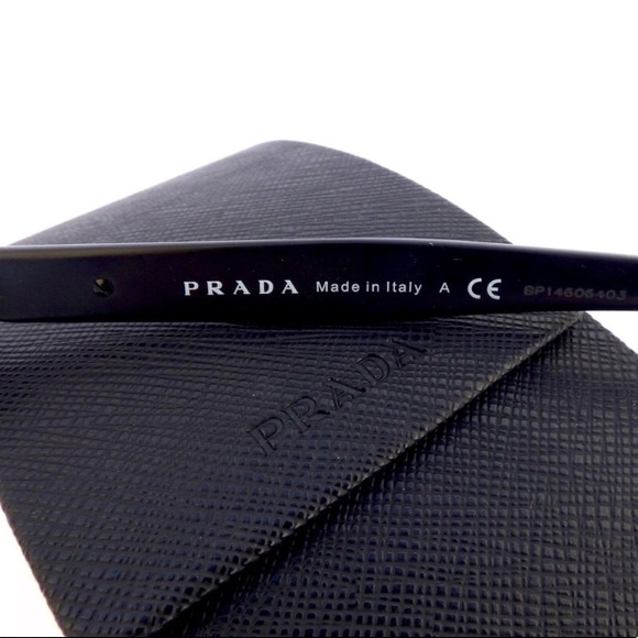 Prada Black Unisex Glasses - Picture 5 of 6