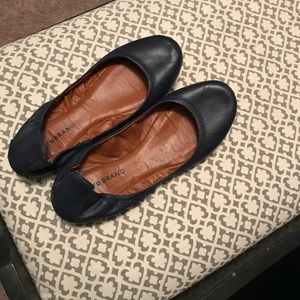 Navy flats lucky brand like new