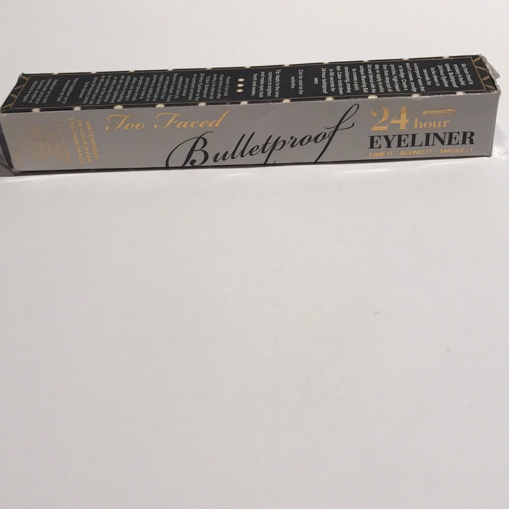 Too faced bulletproof 24 hour eyeliner.