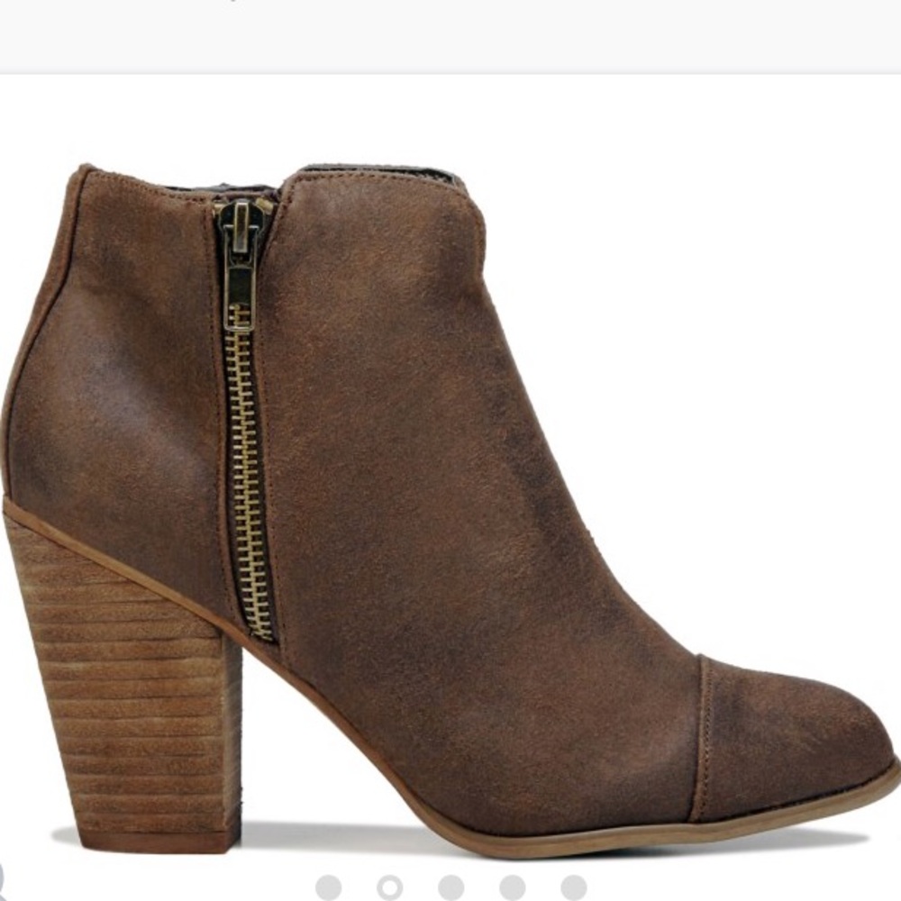 Dark Brown Booties