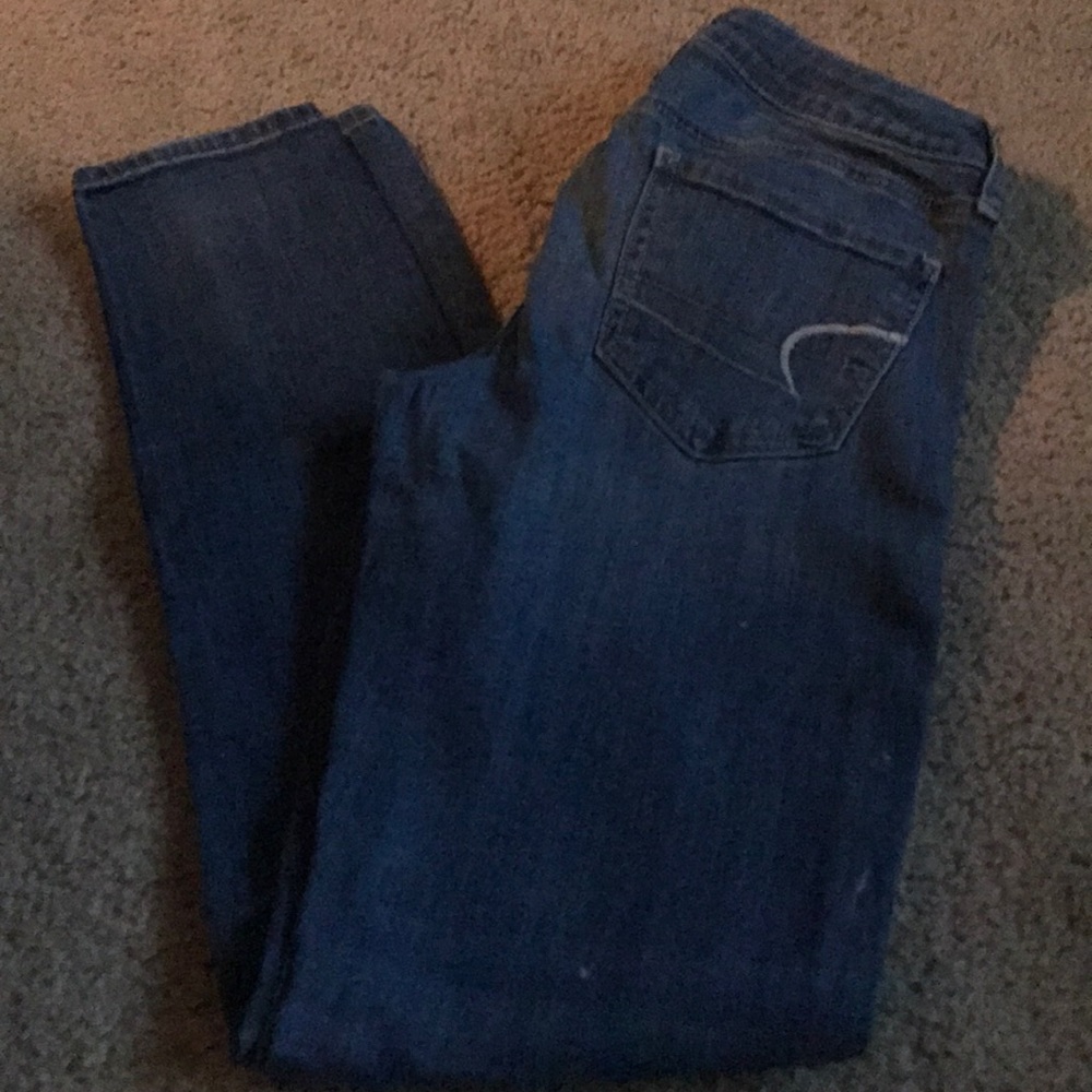 American Eagle Outfitters splatter skinniest size4