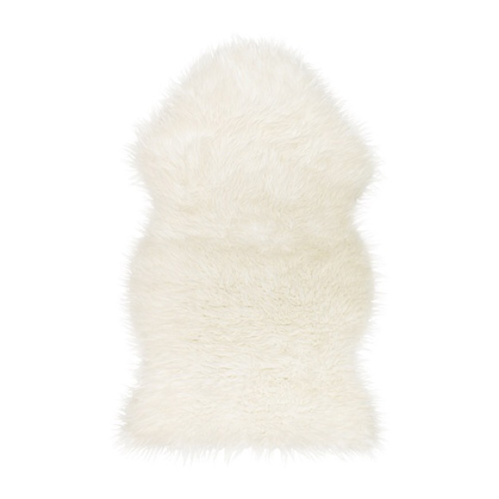 IKEA TEJN faux fur rug