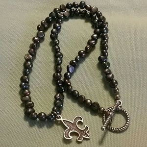 New Orleans Saints Sterling silver necklace