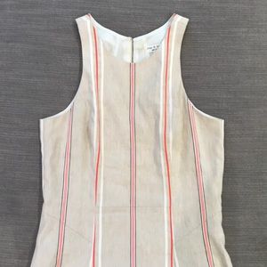 Rag& bone dress - striped linen fit & flare mini