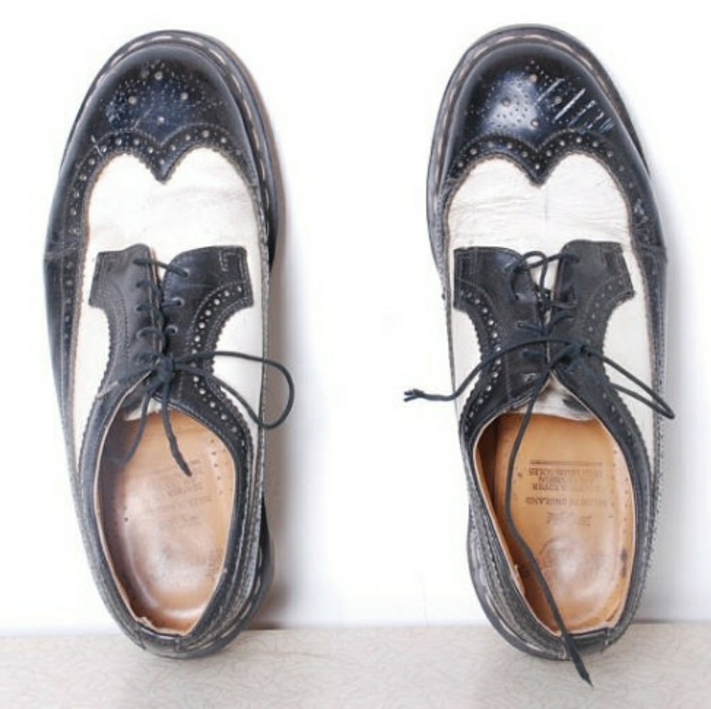 Vintage Original B&W Wingtip Dr. Martens Mens 11