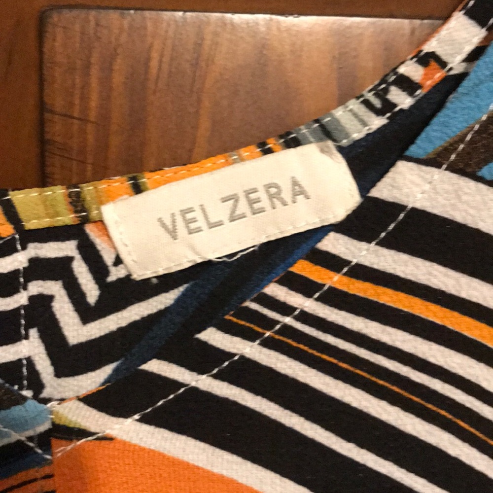 Vibrant striped tunic