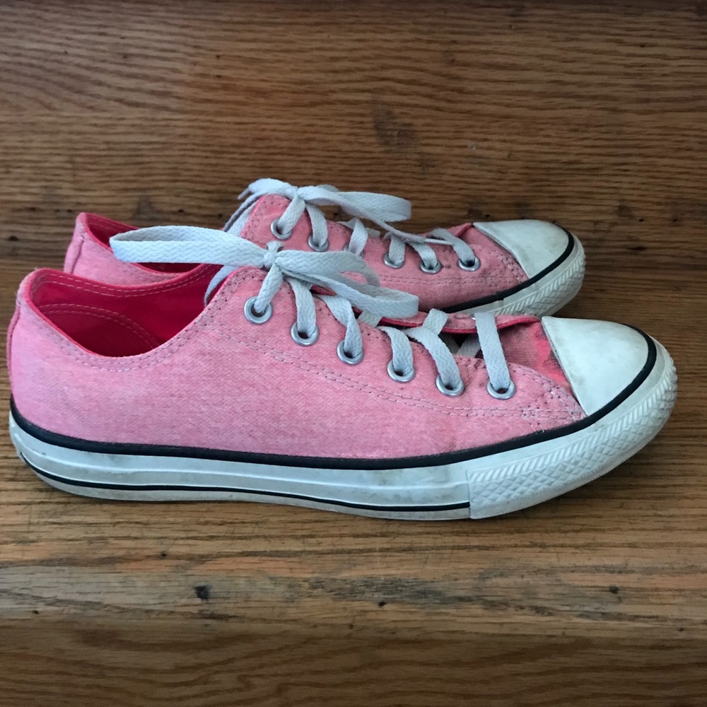 Pink Low Top Converse