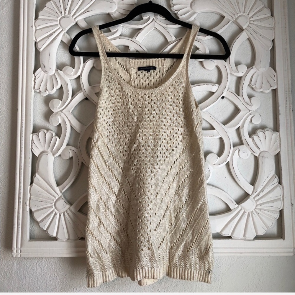 American Eagle Shimmer Sweater Size S NWOT
