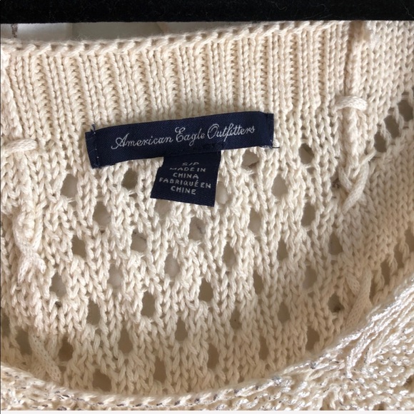 American Eagle Shimmer Sweater Size S NWOT - Picture 3 of 4