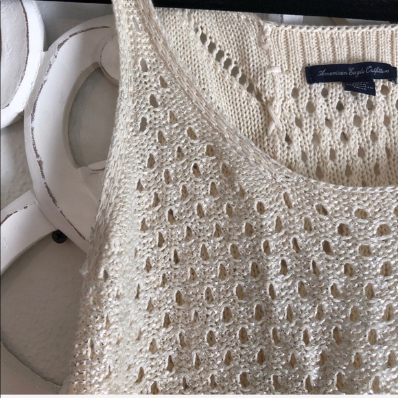 American Eagle Shimmer Sweater Size S NWOT - Picture 4 of 4