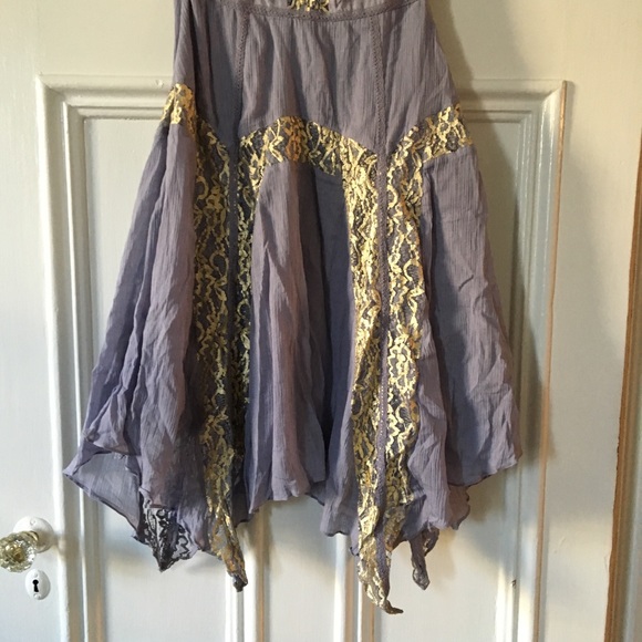 SOLD || FREE PEOPLE - Beautiful Lilac Beaded Dress - Picture 2 of 5