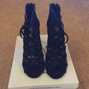 Steve Madden Size 8 Black Heels