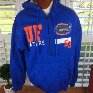 UF Gators Half Zip Hoodie Size Large