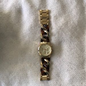 Michael Kors Gold and Tortoise Women’s Watch