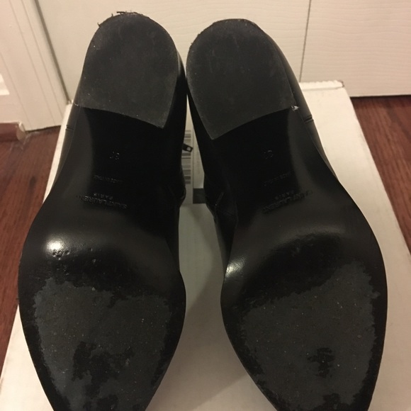 Saint Laurent French 85 Studded Strap Boots - Picture 8 of 8