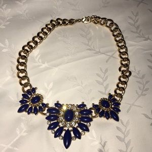 Gorgeous royal blue & gold necklace✨
