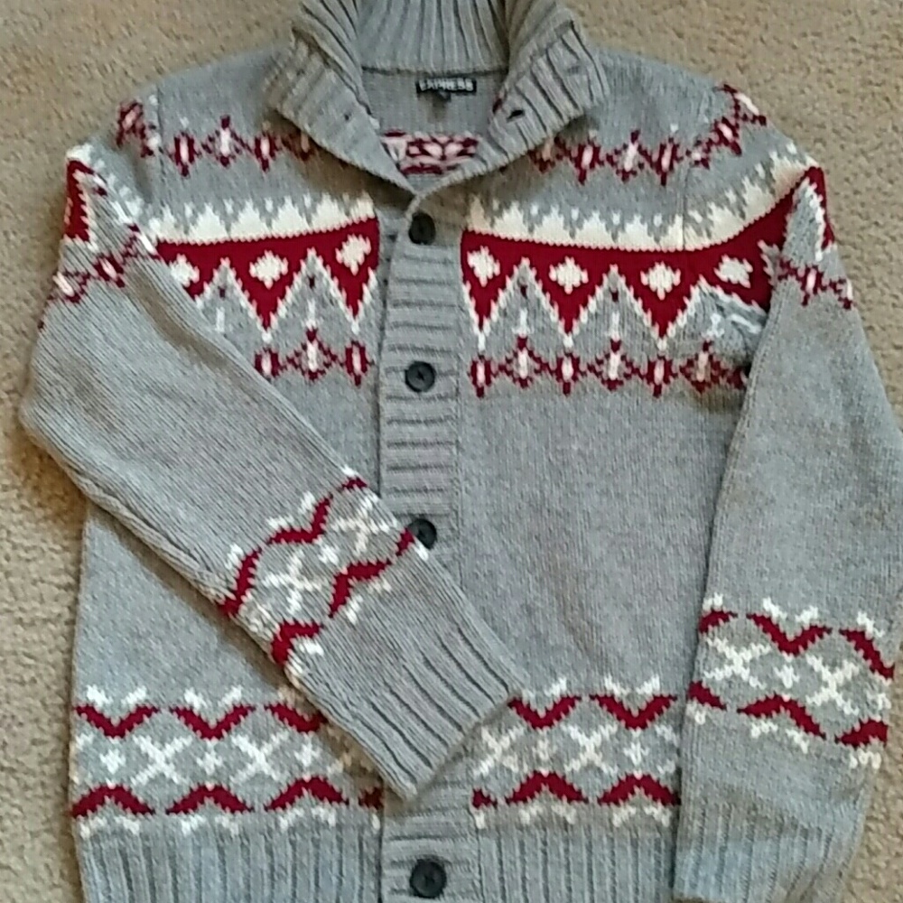 Men's Express Cardigan Sweater