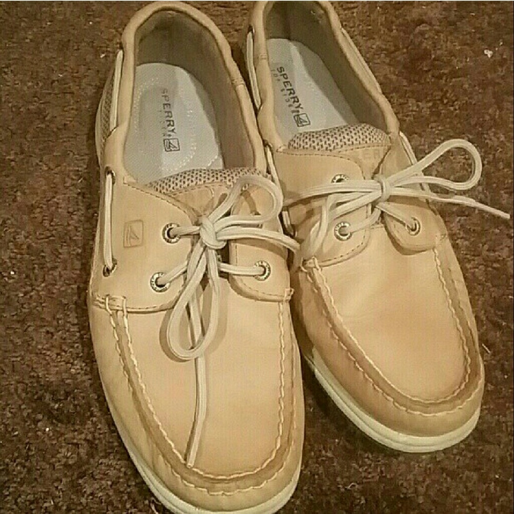 Authentic Sperry Top Sider Tan Shoes