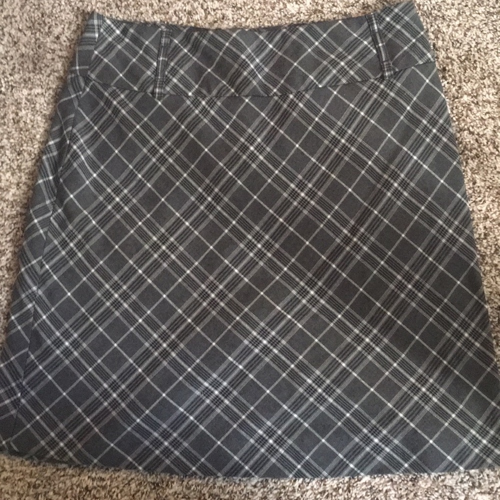 Black and white skirt