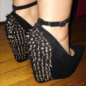 Jeffrey Campbell Spike Wedges ‘Aubrey’