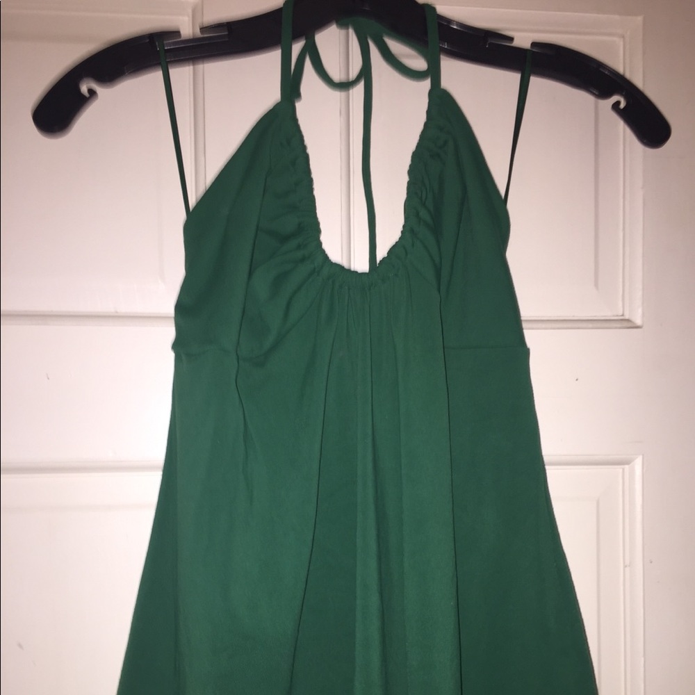 Susana Monaco green halter top