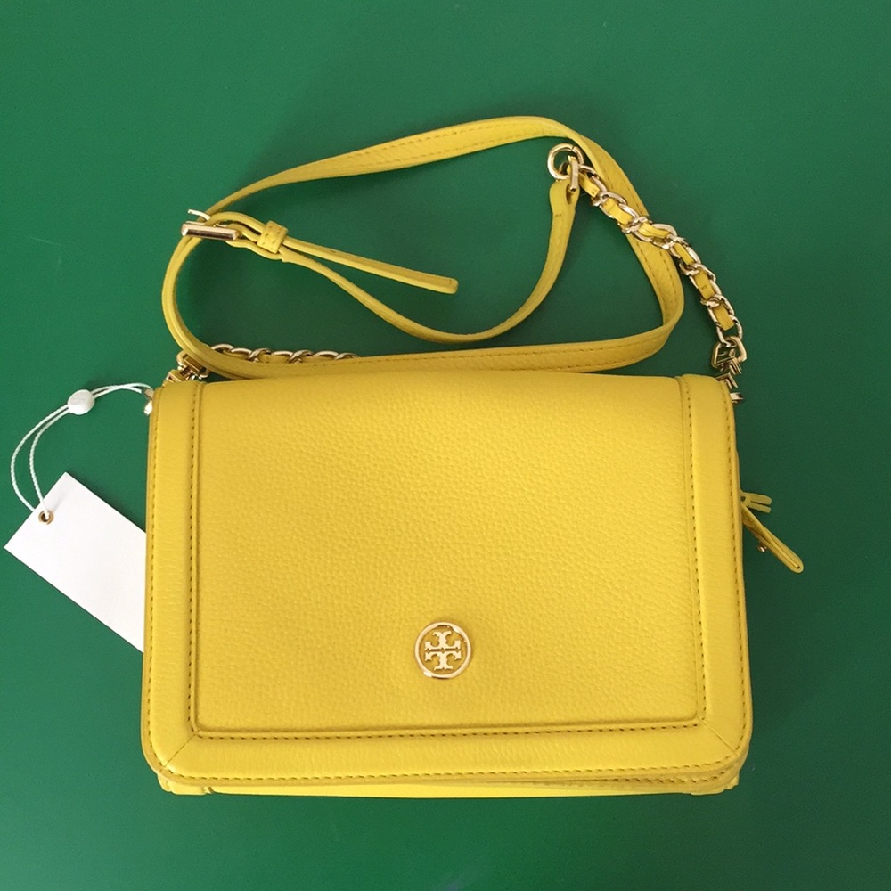 Tory Burch Landon Combo Leather Crossbody