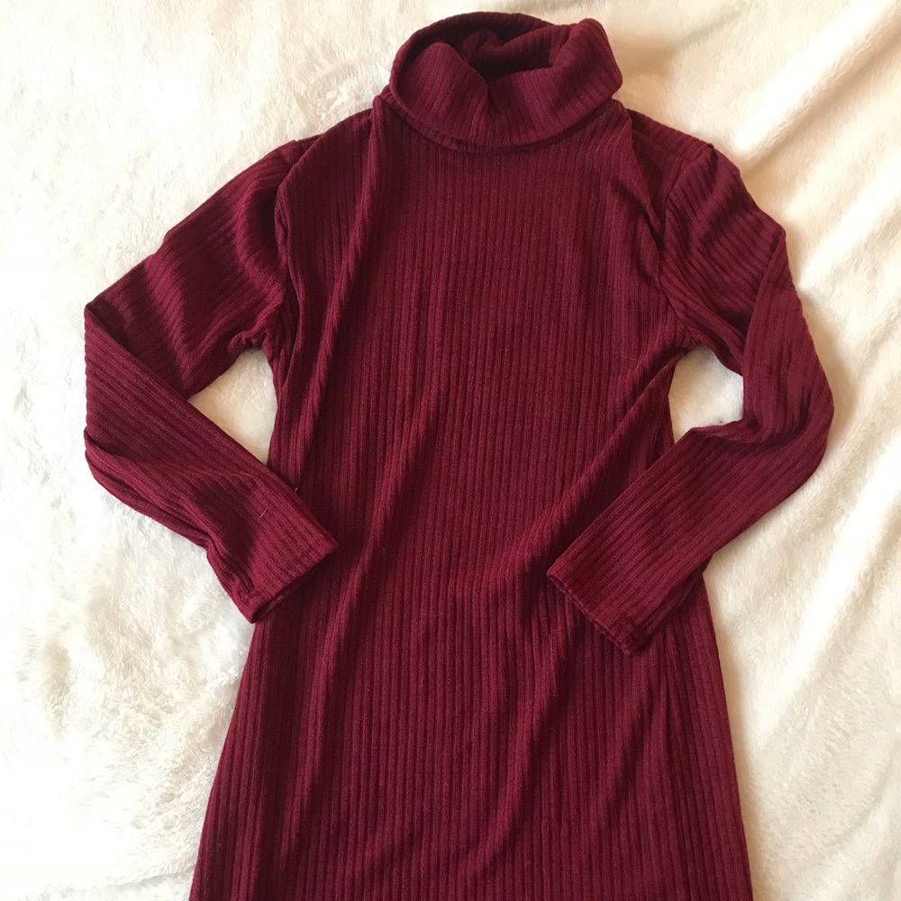 Turtle neck sweater dress!