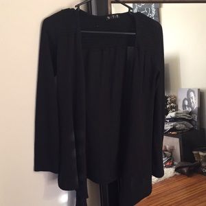 Black cardigan