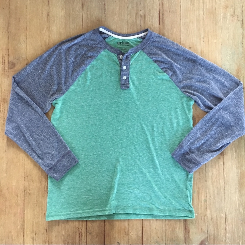 Urban Pipeline baseball henley