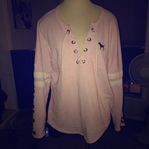 Victoria’s Secret pink sweatshirt