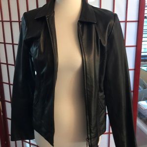 Soft leather jacket