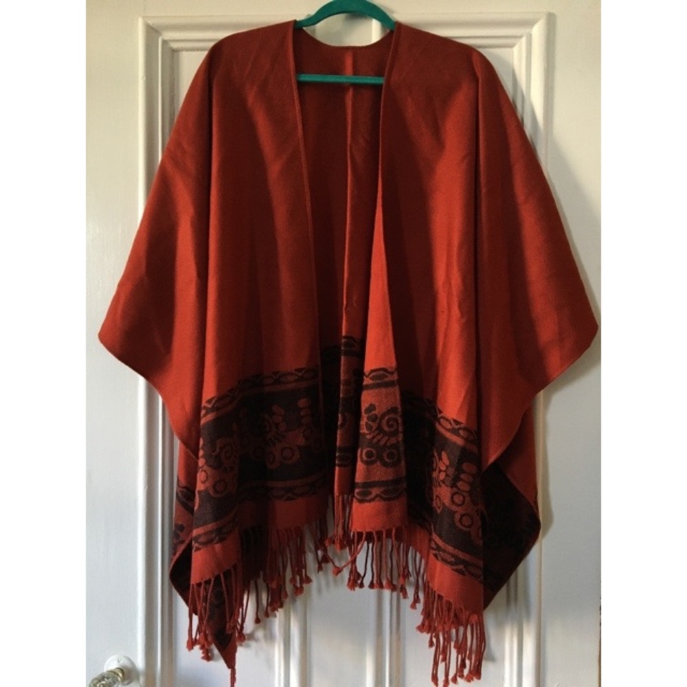 Burnt Orange Shrug