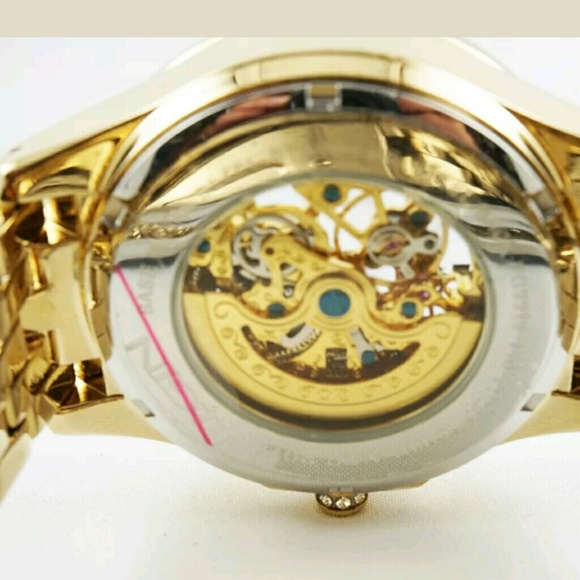 Elgin Iced Out  Skeleton Automatic ELGIN Watch - Picture 4 of 5