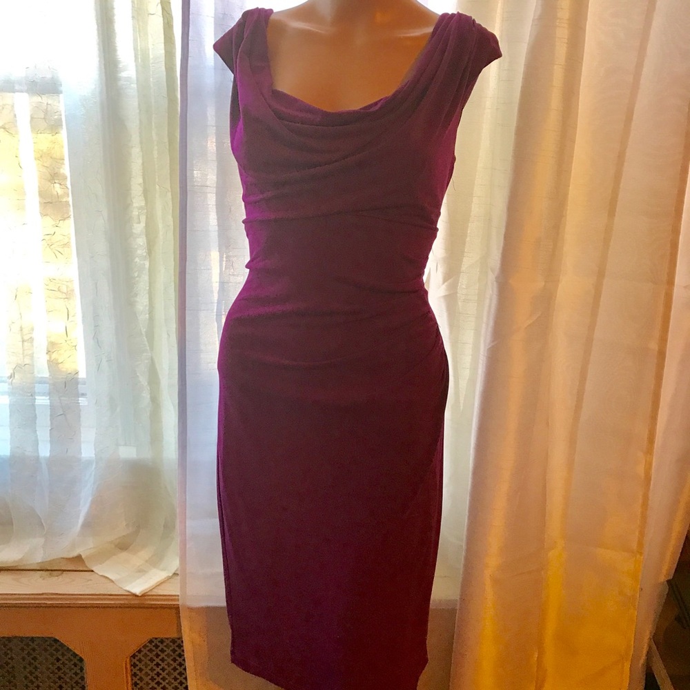 Sangria burgundy dress