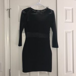 Lulus Black Mesh dress