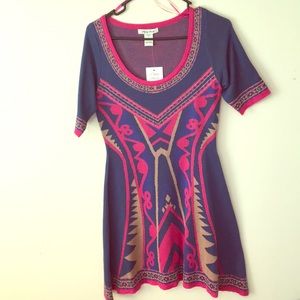 Beautiful Patterned Sweater Dress - never worn!
