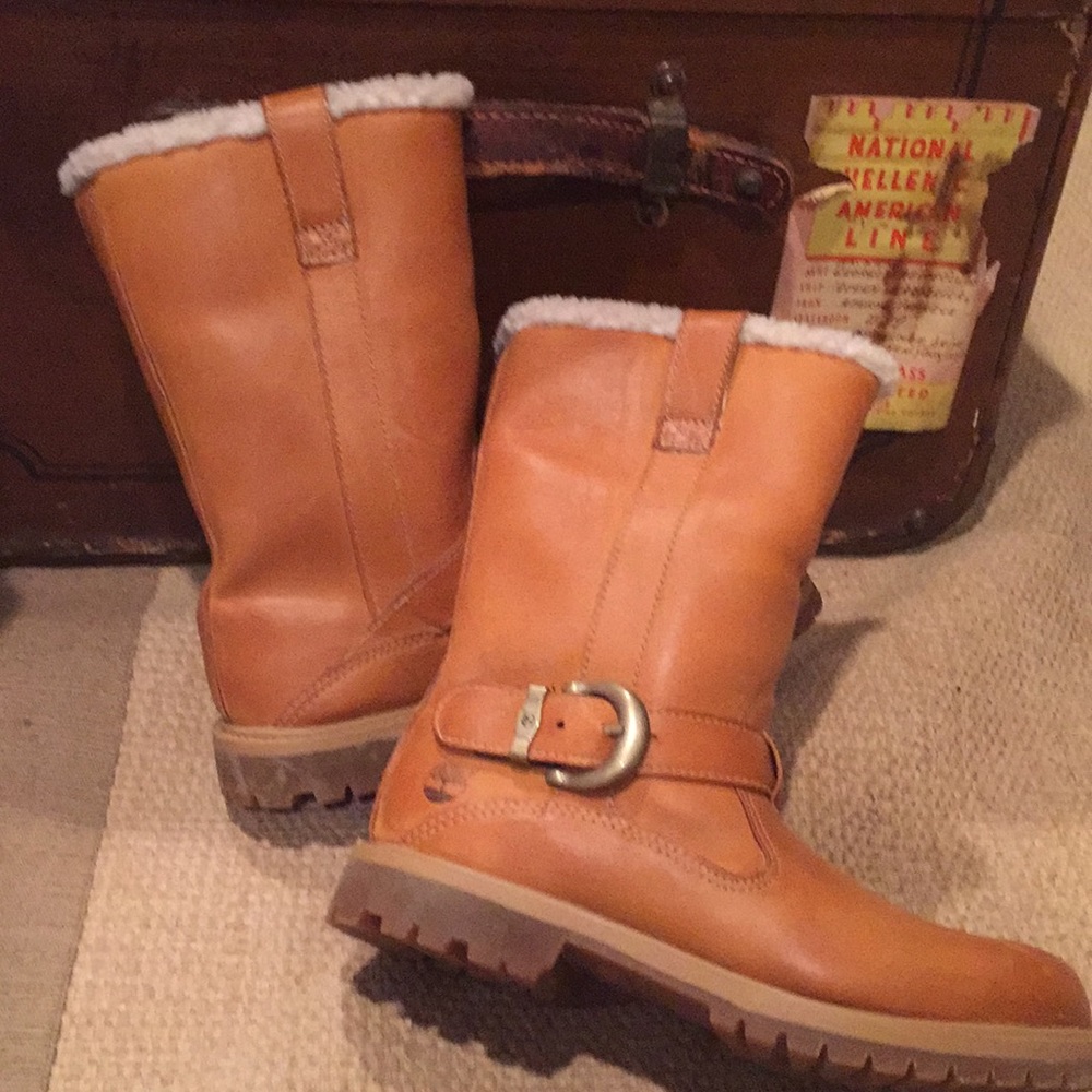 Timberland boots shearling lined