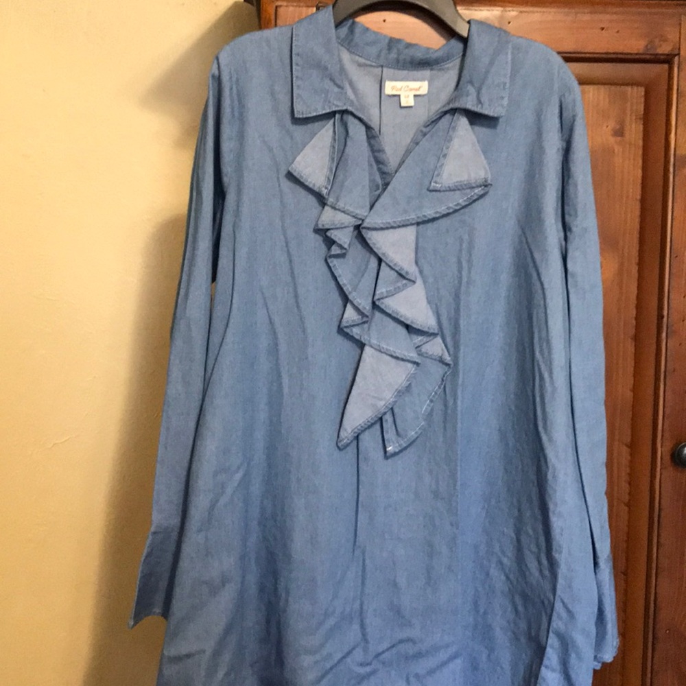 New never worn denim dress