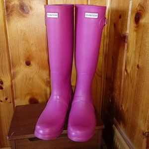 Matte pink Hunter Boots