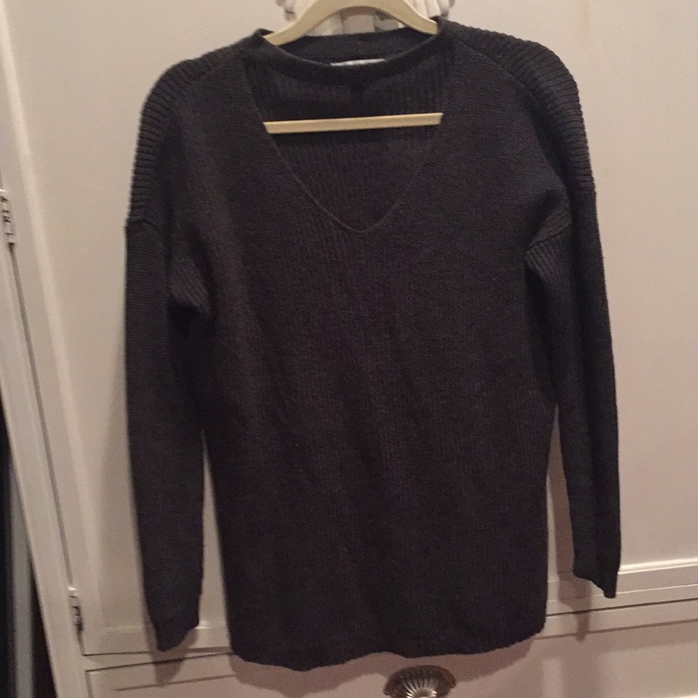 American eagle outfitters choker neck sweater