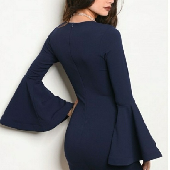 Navy Mini Dress - Picture 2 of 2