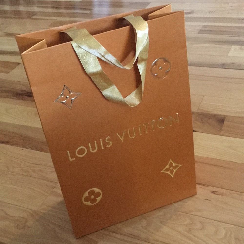 Louis Vuitton gift bag and box