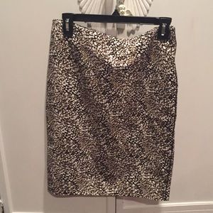 Aniimal print Adrianna Papell pencil skirt